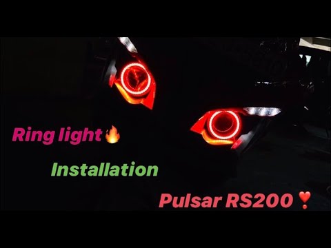Comical Pulsar RS 200 Blue LED Angel Eyes Ring Light Projector Lens