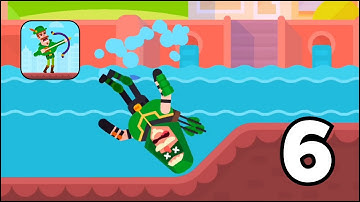 Ultimate Bowmaster - Gameplay Walkthrough Part 6 - Robin The Quick Shooter Character - Android IOS