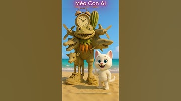 Thử thách Mèo con làm nhân vật kết hợp trong thế giới Brainrot #shorts #cat #brainrot #ai #meow