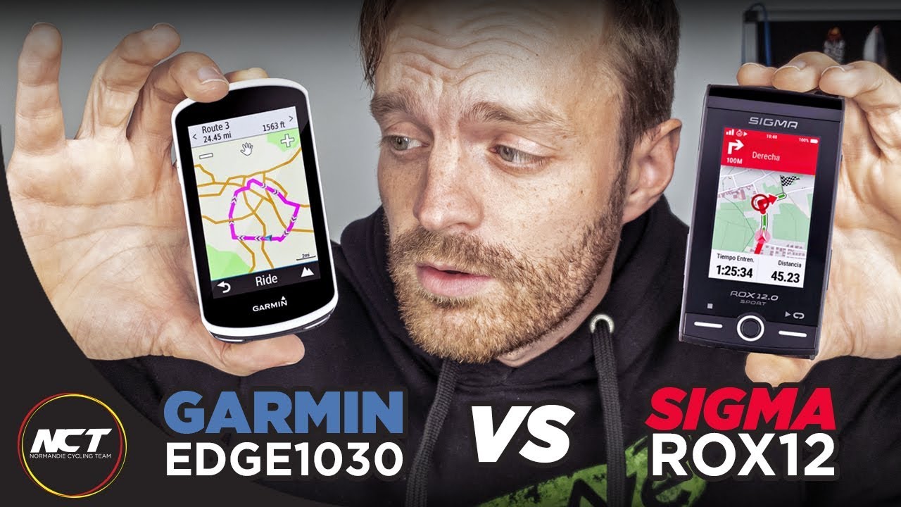 GARMIN EDGE 1030 VS SIGMA ROX 12.0 - LE MATCH - YouTube