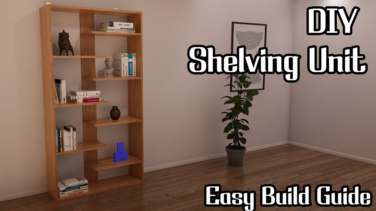 Как собрать открытый шкаф с полками | Простой DIY проект