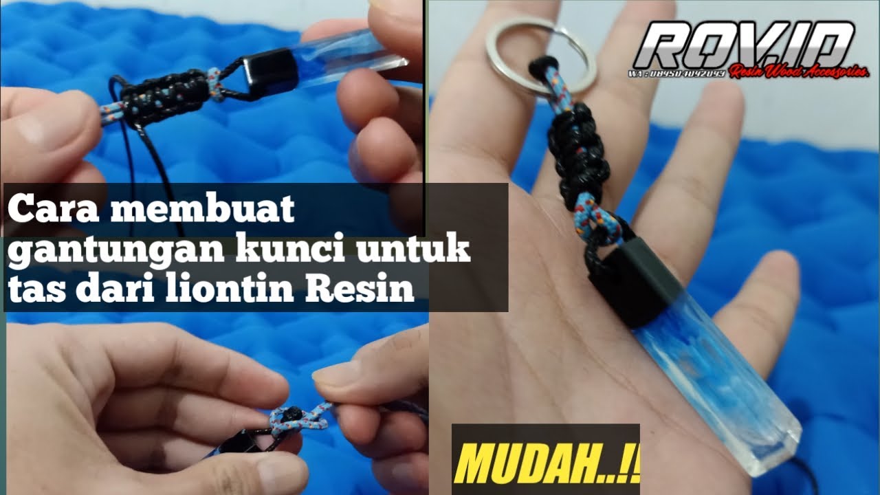 Tutorial membuat gantungan kunci cara membuat gantungan 