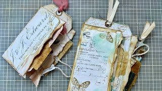 🌸HOW TO CREATE “SHABBY GRUNGE” POCKETS WITH PLAIN ENVELOPES~JUNK JOURNAL IDEAS🌸