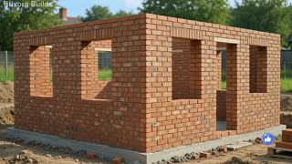 Building A Modern Miniature House For An Elderly Couple Tiny Brick House Build