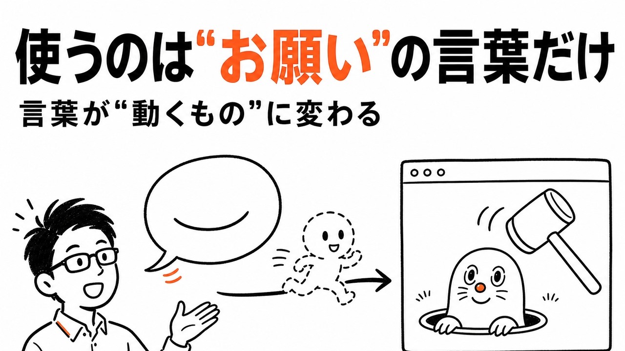 プログラミング未経験の非エンジニアが、AIに"お願い"しただけでゲームを作った