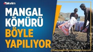 Ekmeklerini Taştan Değil, Kömürden Çıkarıyorlar İşte Mangal Kömürü Böyle Yapılıyor