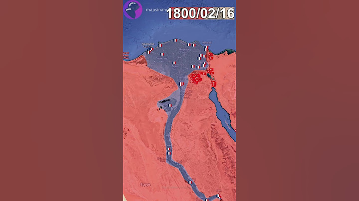 Napoleon's Egypt Campaign using Google Earth