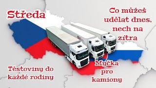 Můj pracovní týden - Středa - Myčka pro kamiony | Konečně Lipník | Těstoviny do Prahy