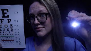 ASMR Cranial Nerve Exam but Something's Wrong 👀 - medical/doctor roleplay, typing, light triggers