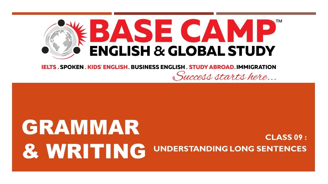 Freehand Writing & Grammar Class 09: How to understand long English ...