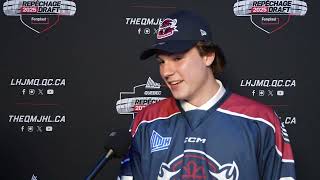 QMJHL Entry Draft | Interview with Benjamin Veitch