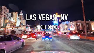 Las Vegas Night Drive in 4K