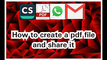 #pdf#share#camscanner#easy#gmail How to make a pdf file and share it in urdu and hindi for beginners