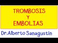 TROMBOSIS y EMBOLIA ¿Qué son?  #vascular