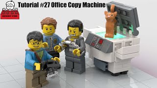 LEGO MOC Tutorial#27 Office Copy Machine