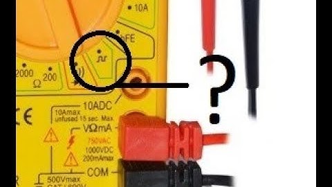 frequency symbol on multimeter