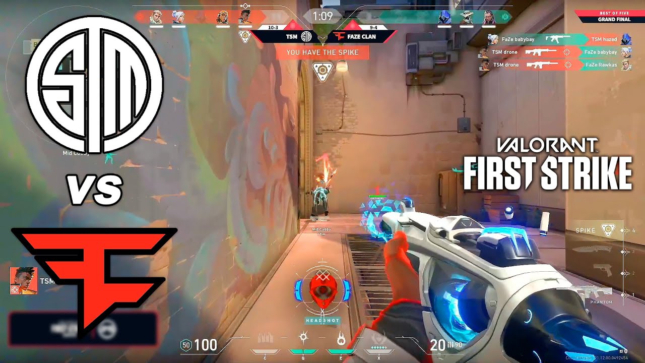 GRANDFINAL! - TSM VS FAZE CLAN - FULL HIGHLIGHTS - VALORANT First Strike