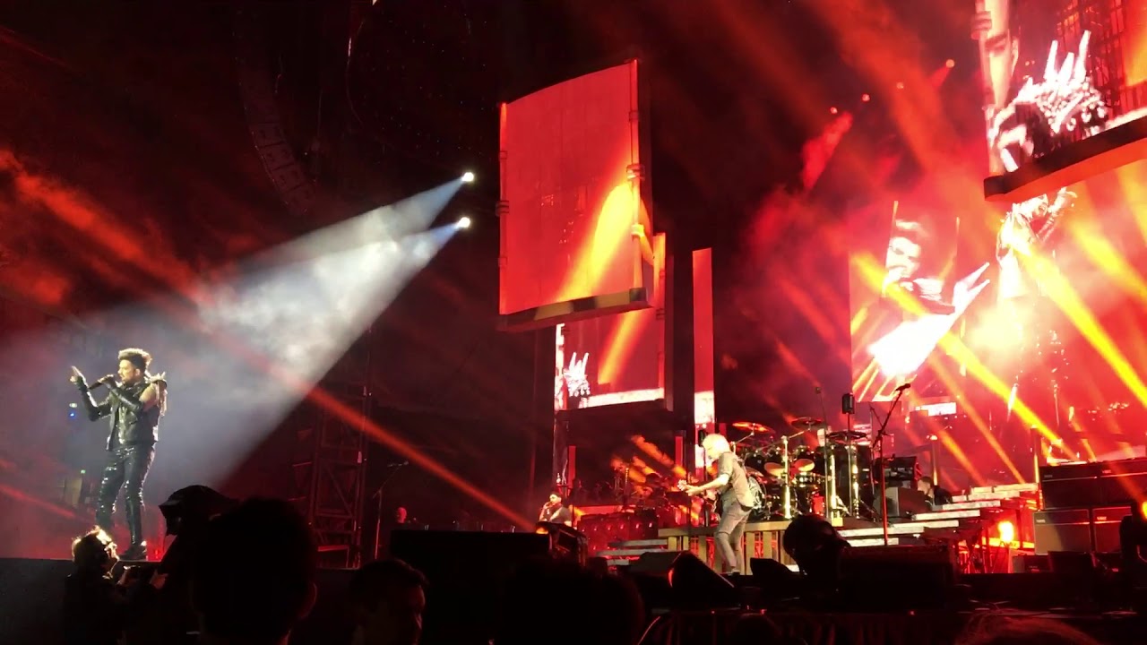 Queen with Adam Lambert - Dragon Attack/Whole Lotta Love/Heartbreak Hotel live in Melbourne 20/2/20