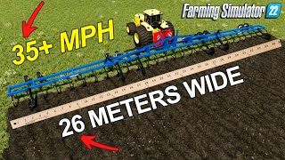 *UPDATED 2024* Fast Plowing At 26 Meters On Console | Farming Simulator 22