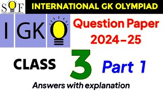 GK Olympiad class 3 | SOF IGKO CLASS 3 | IGKO OLYMPIAD CLASS 3 | IGKO 2023-24 class 3 |#gk #olympiad screenshot 4