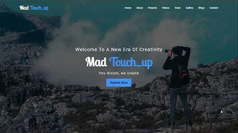 Single page website using HTML, CSS, JavaScript | With source code | Web Development task1 | LGMVIP