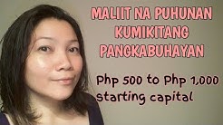 5 SMALL BUSINESS IDEAS IN THE PHILIPPINES. With 500 to 1,000 starting capital. 