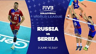 Russia v Serbia highlights - FIVB World League