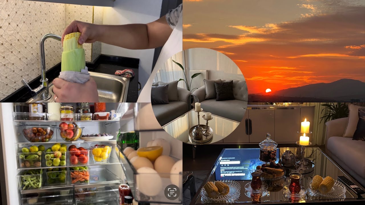 BUZ DOLABI TEMİZLİĞİ DÜZENİ,KAYINBABAMIN HEDİYESİ🤩,MİKRODALGA DA MISIR 🌽 DENEDİK,YENİ EV HEDİYEM