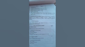 #OPSC OCS Prelims Syllabus