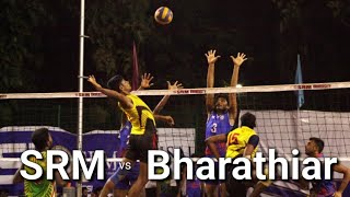 SRM vs Bharathiar University volleyball | highlights -Set 3