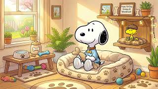 Snoopy's Cozy Living Room Jazz 🐾☕ Peaceful Spring Relaxation Music 🎶 Relax, Study screenshot 5