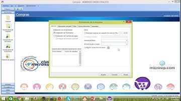 Preferencias de a empresa compras microsip 2017