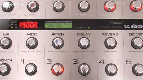 G-System tutorial: using G-System to change amp channels