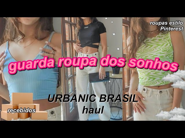 URBANIC BRASIL: é confiavel? como não ser taxado? haul recebidos roupas  aesthetic 