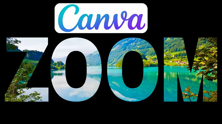 Cinematic Text Tutorial Canva | Zoom Through Text Effect & Transitions