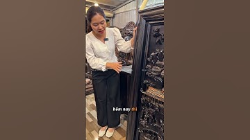 Tranh Đồng Quê Gỗ Mun Hoa – Nghệ Thuật Mộc Mạc Tinh Tế #shorts