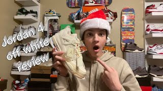 Off white Jordan 4 Sail Review (Sneaker Reviews Episode2)