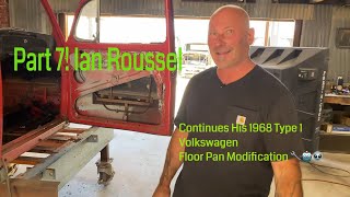 Part 7! Ian Roussel And Volkswagen Type 1 1968 Beetle Floor Pan Tunnel Modification Continues 🤓