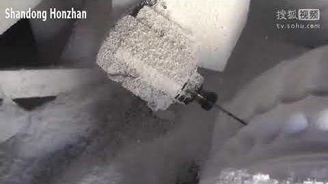 4 axis swing head Styrofoam cnc router, Honzhan CNC cutting and engraving machine 1325 made in China