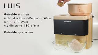 Kombimuehle Waldner LUIS - Getreidemühle mit Flocker