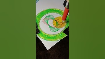 Satisfying colourful spirograph 3d patterns mesmerising asmr sounds relaxing video #spirograph