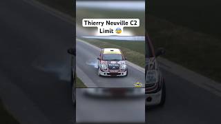 Thierry Neuville rallye C2 Limit Flat out 🔥😰 #rally #pourtoi #wrc #drift #rallye #crash