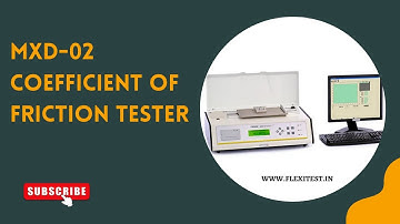 MXD 02 Coefficient of Friction COF Tester