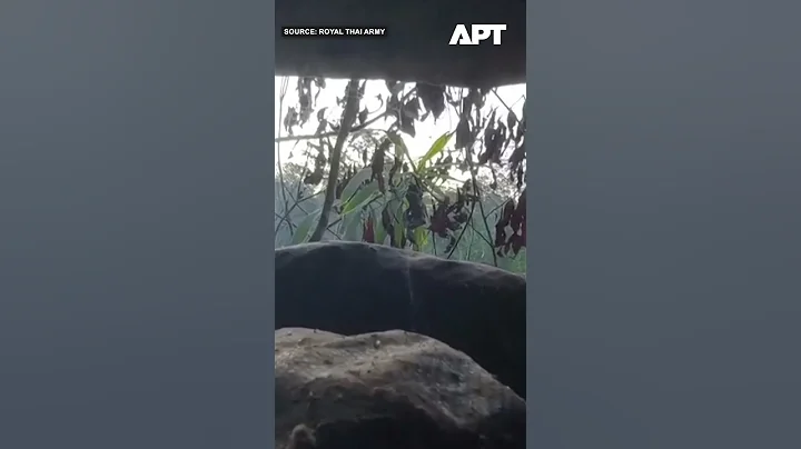 Explosion Video Released by Thai Army as Fighting Erupts at Cambodia Border | APT