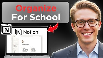 How To Organize For School With Notion! 📚  Free template + widgets