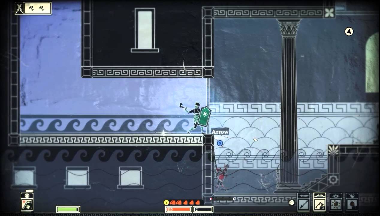 Apotheon Hd Gameplay Walkthrough Part 22 Sanctuary Of The Tritons Ps4 