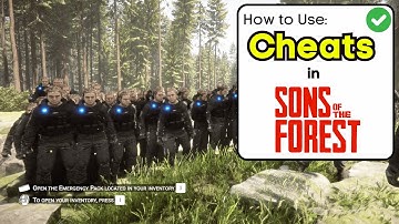 How To Use Cheats in Sons of The Forest (Easy Method!) - ModMenu Sons of The Forest