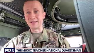 National Guardsman defending the Capitol doubles as Virginia elementary school music teacher