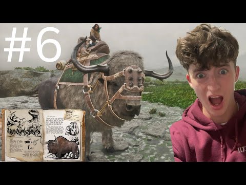 ARK: Survival Ascended - Tamining a Bison (ARK Ragnarok Gameplay) - YouTube