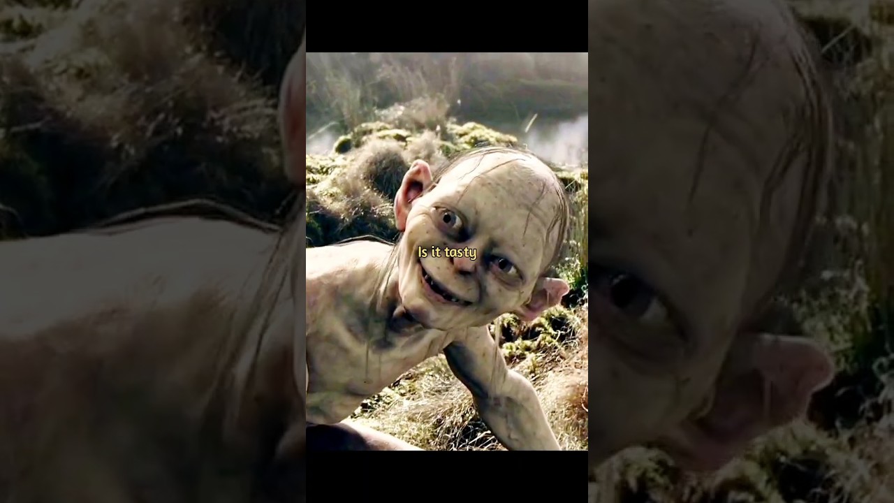 Голлум подавился хлебом лембас | Фродо предлагает эльфийскую еду | Властелин колец: Две башни 